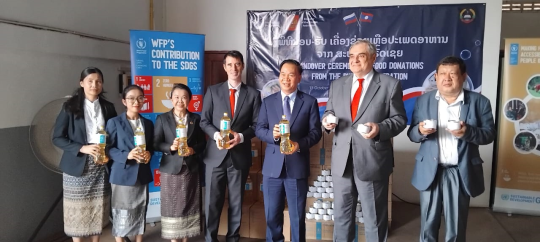 Russia Donates Food Supplies to Support School Meals Programme in Laos